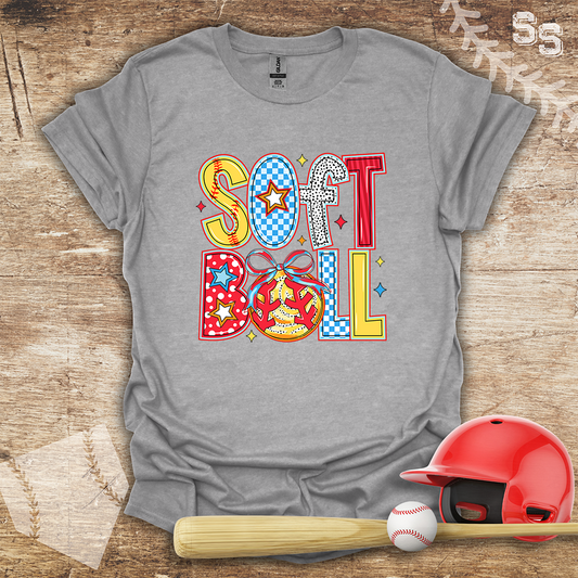 Softball Fun Letters