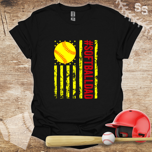 Softball Dad Flag