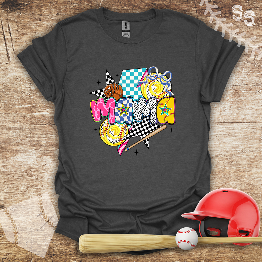 Softball Preppy Mama