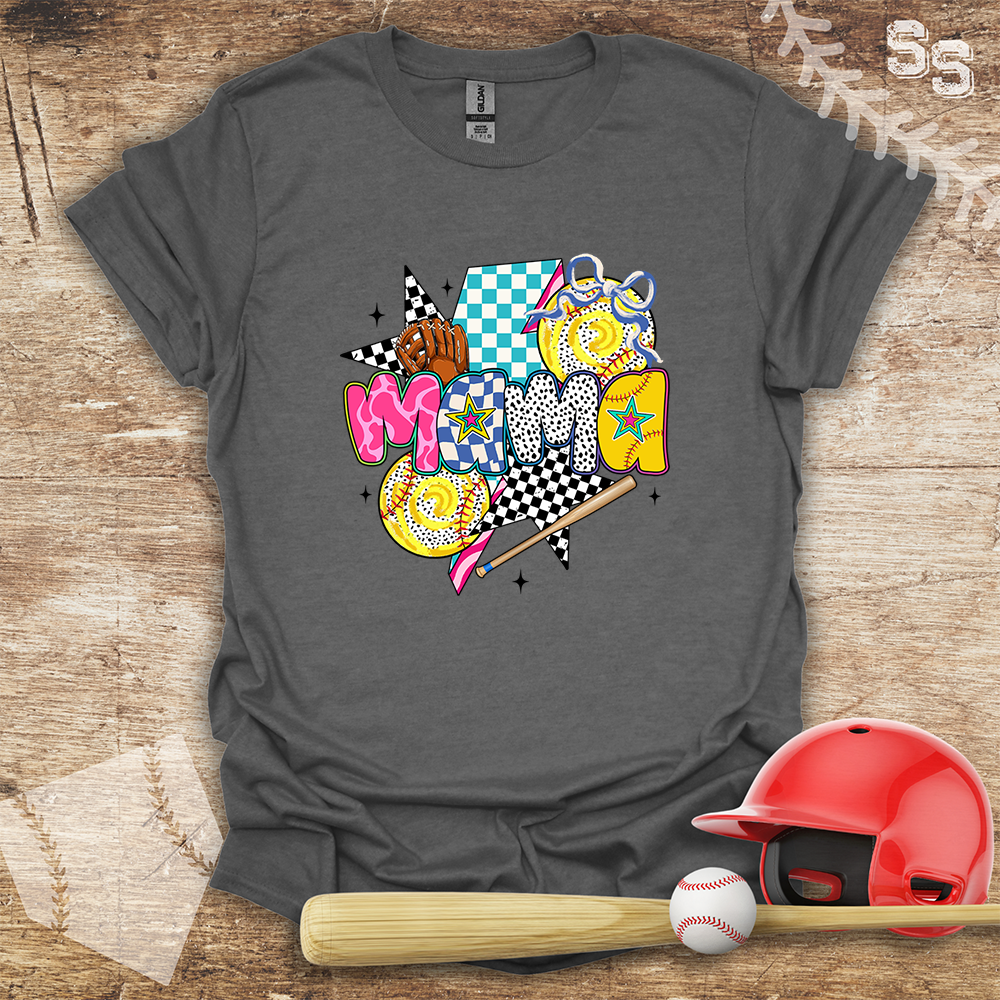 Softball Preppy Mama