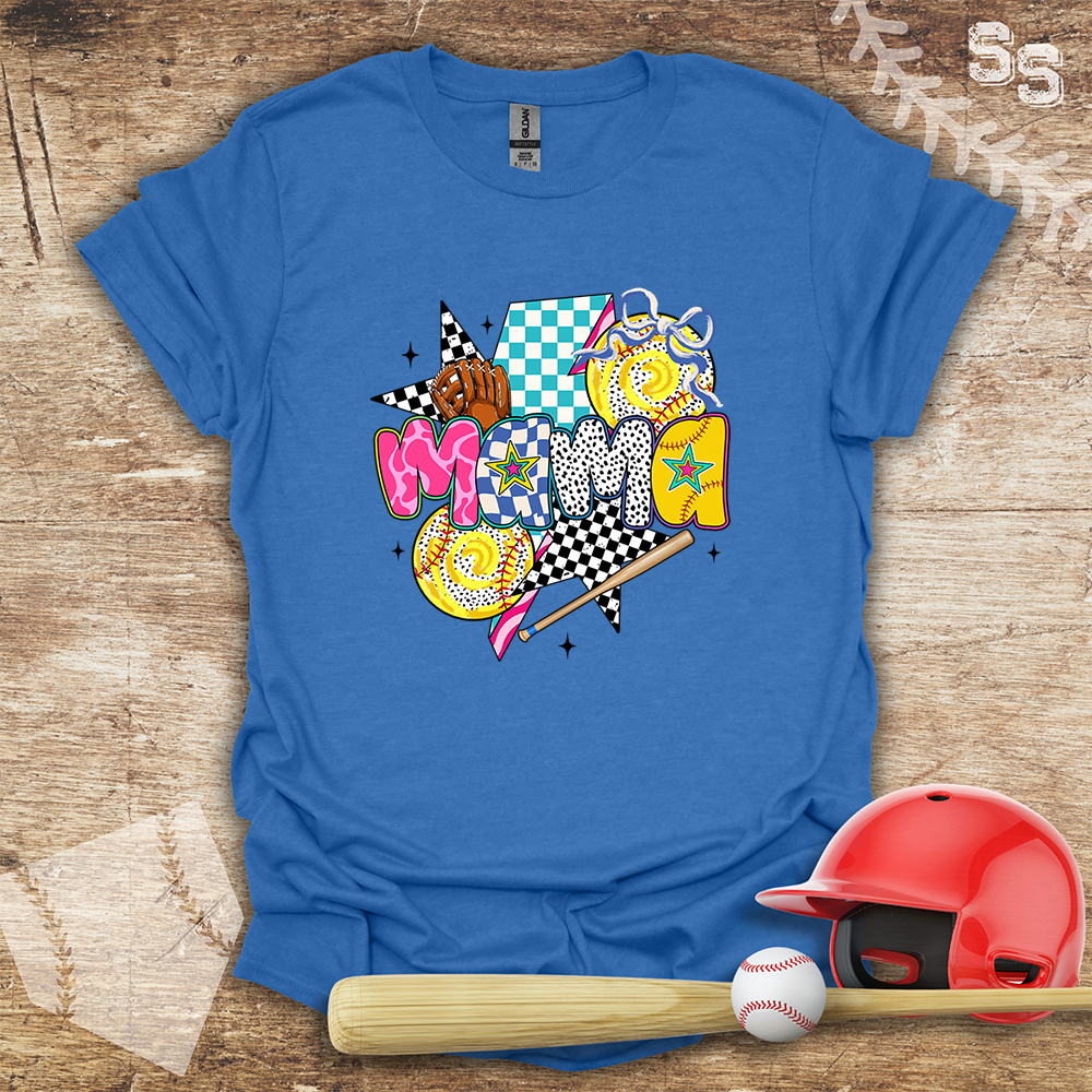 Softball Preppy Mama