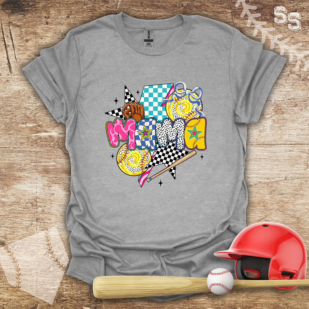 Softball Preppy Mama