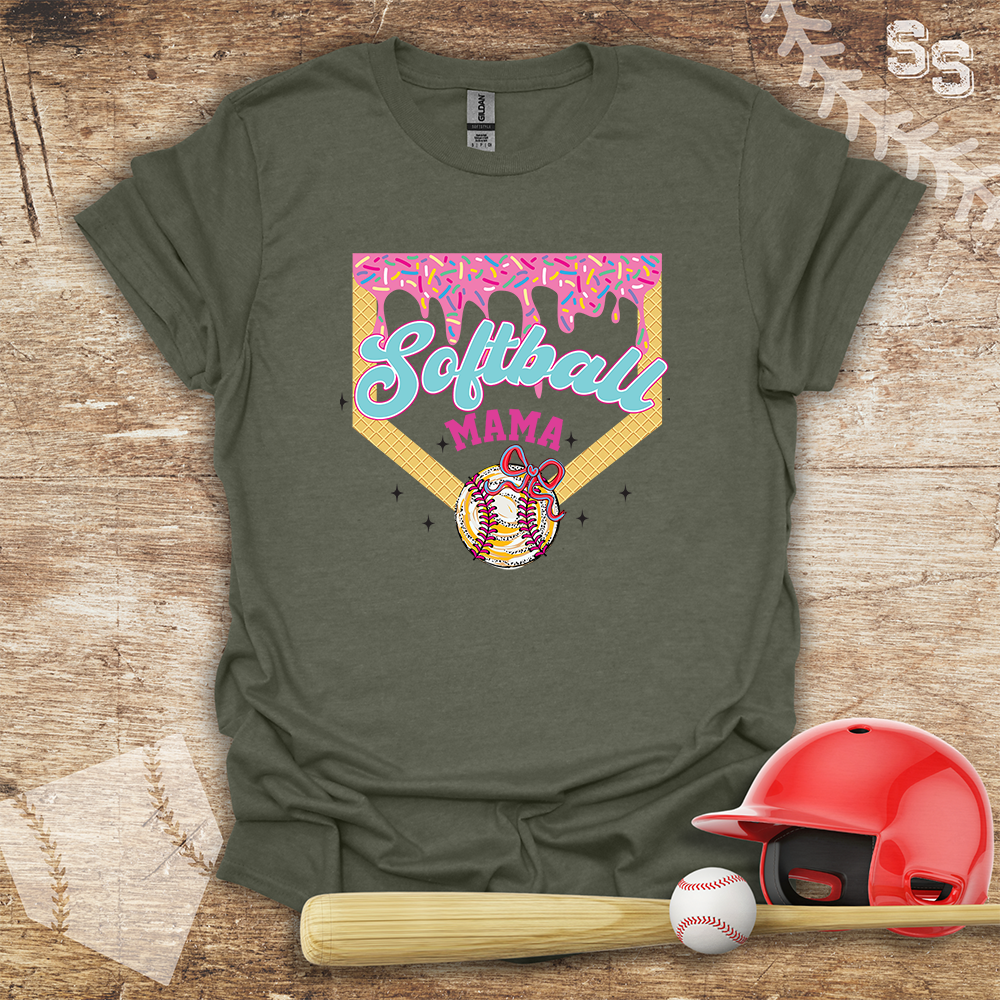 Softball Mama Waffle Ice Cream