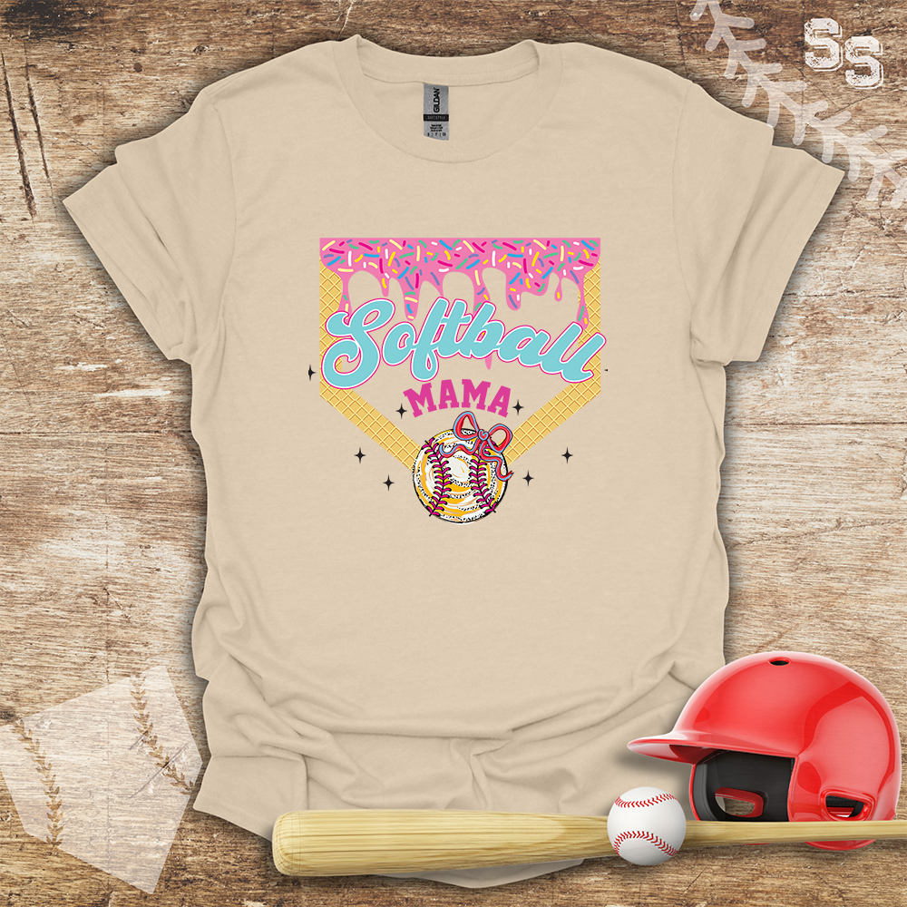 Softball Mama Waffle Ice Cream