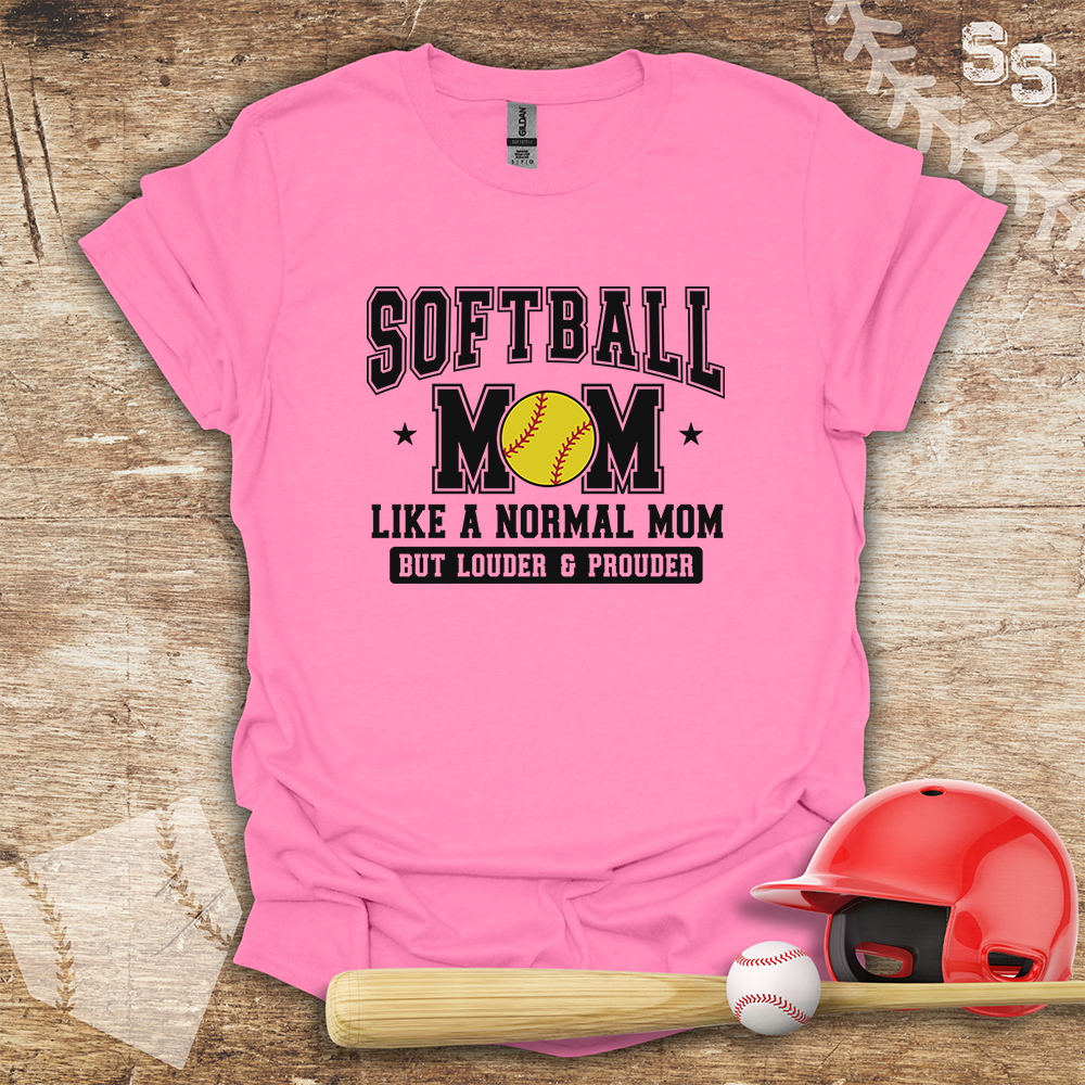 Softball Mom Loud Proud