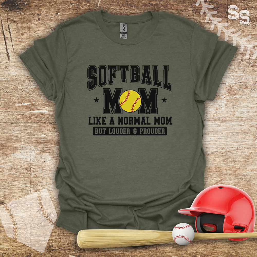 Softball Mom Loud Proud