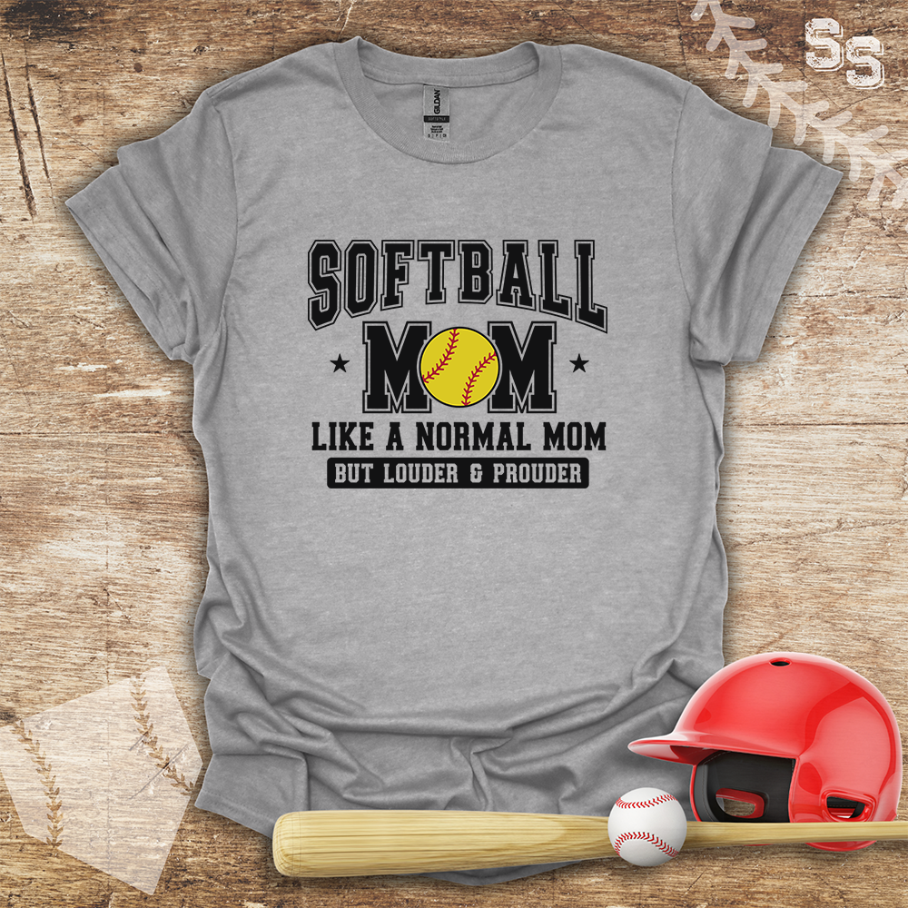 Softball Mom Loud Proud