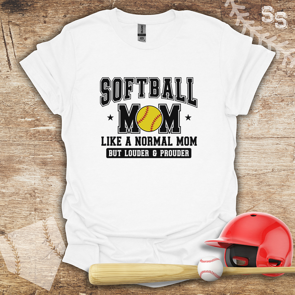 Softball Mom Loud Proud