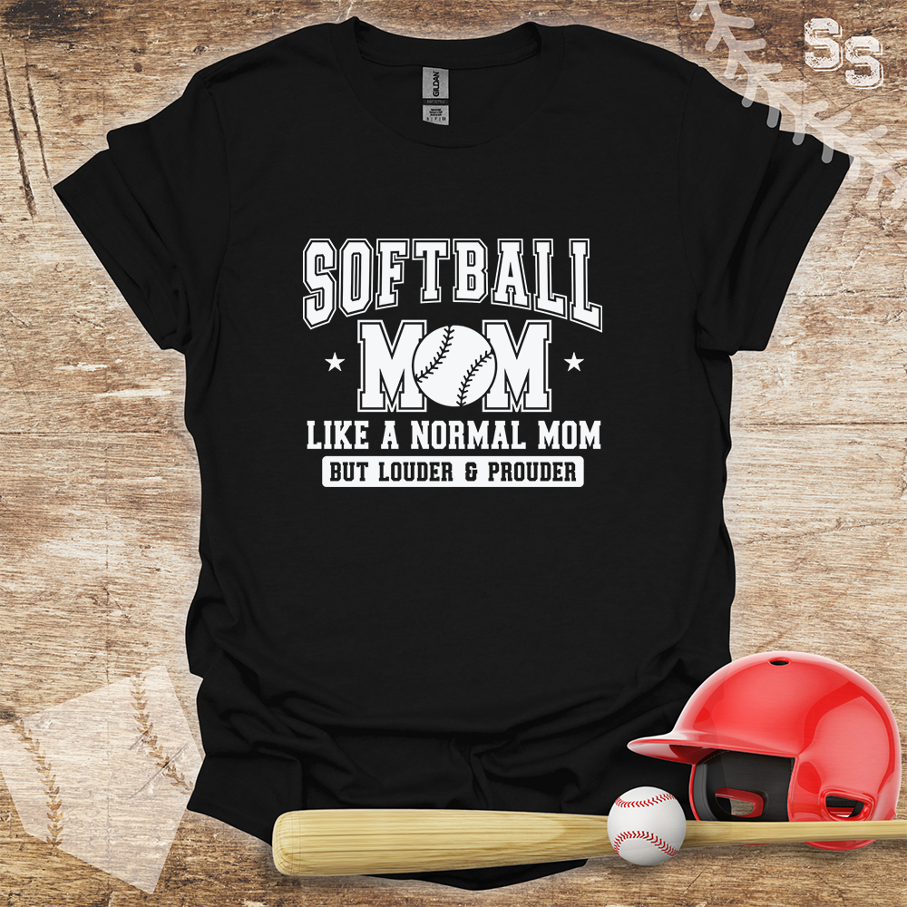 Softball Mom Loud Proud
