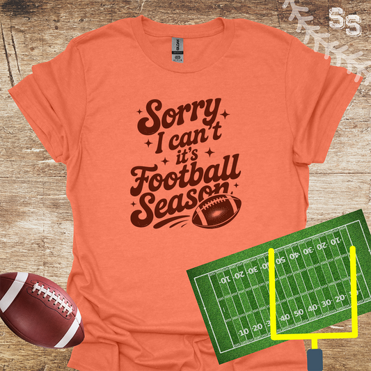 Football Sorry Can't
