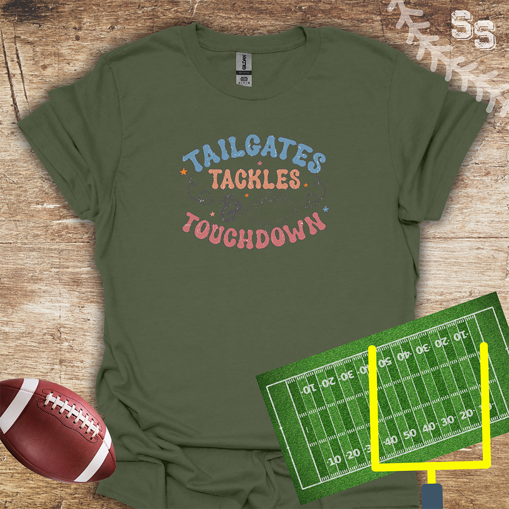 Football Tailgates Tackles Touchdown