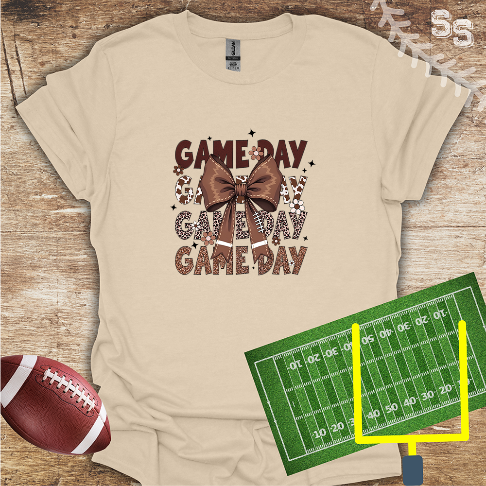 Football Game Day Coquette Bow