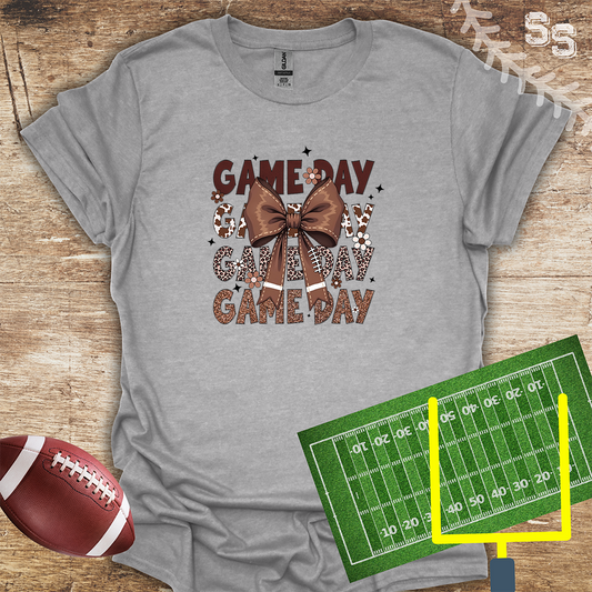 Football Game Day Coquette Bow