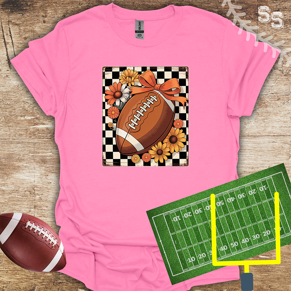 Football Grid Fall Flowers