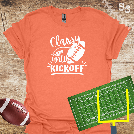 Football Classy Until Kickoff White