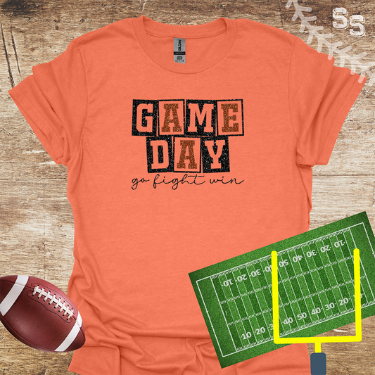 Football Faux Glitter Game Day