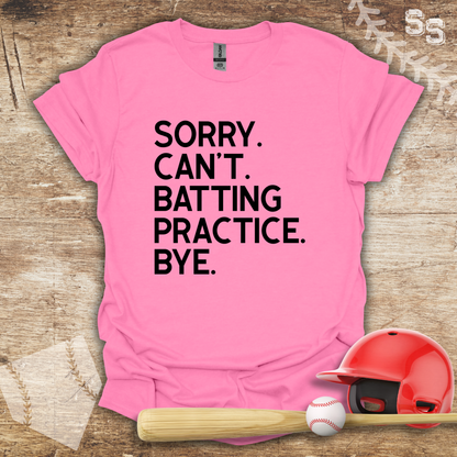 Sorry Can't Batting Practice