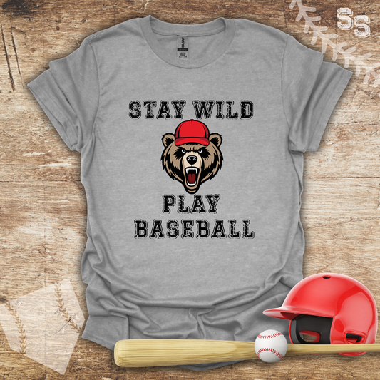 Baseball Bear Stay Wild