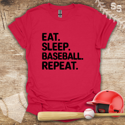 Eat Sleep Baseball Repeat