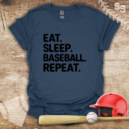 Eat Sleep Baseball Repeat