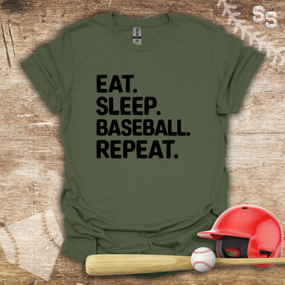 Eat Sleep Baseball Repeat