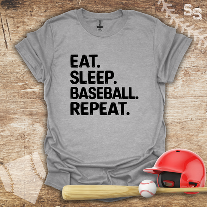 Eat Sleep Baseball Repeat