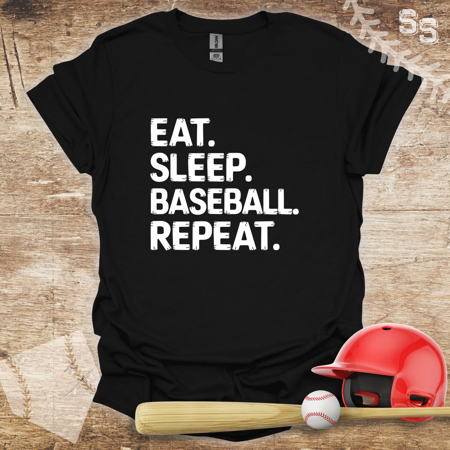 Eat Sleep Baseball Repeat