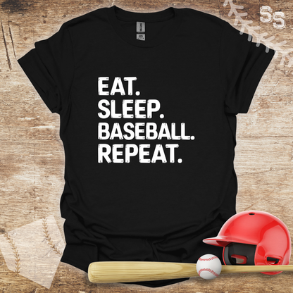 Eat Sleep Baseball Repeat