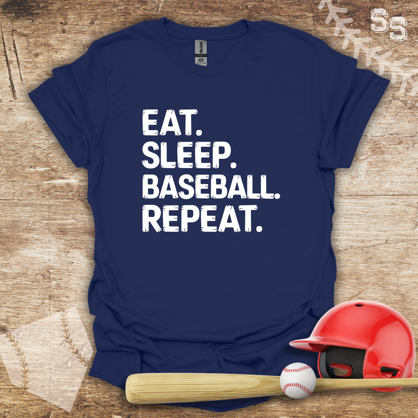 Eat Sleep Baseball Repeat