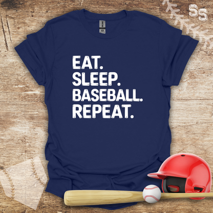 Eat Sleep Baseball Repeat
