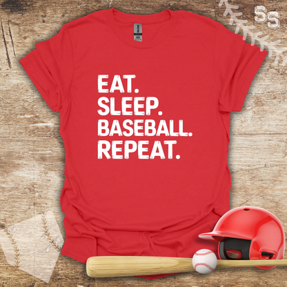 Eat Sleep Baseball Repeat