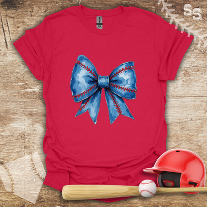 Blue Coquette Bow