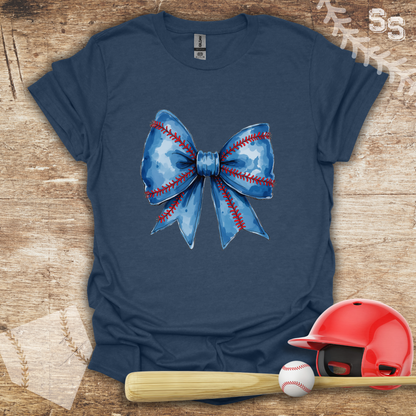 Blue Coquette Bow