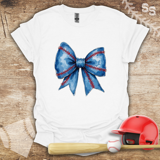 Blue Coquette Bow