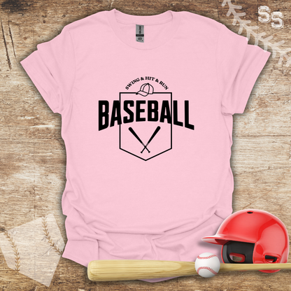 Baseball Swing Hit Run
