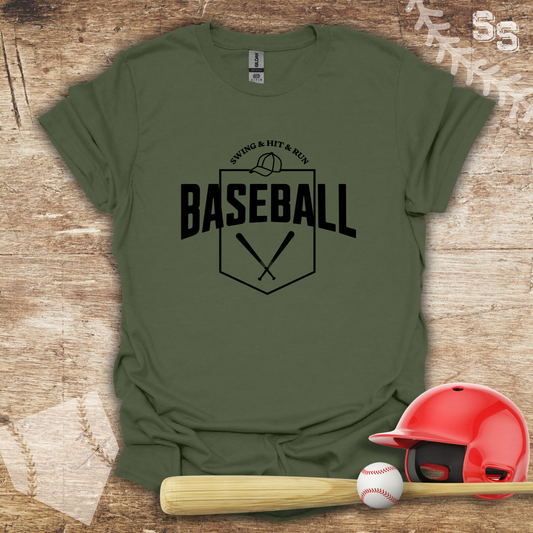 Baseball Swing Hit Run