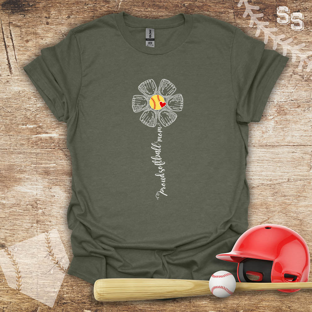 Softball Mom Flower